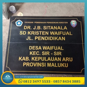 Papan Nama Granit