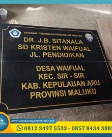 Papan Nama Granit