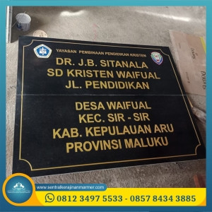 Papan Nama Granit