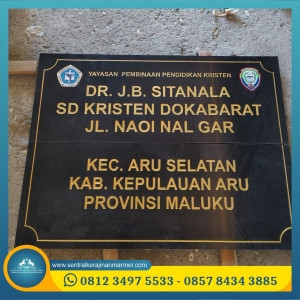 Papan Nama Granit
