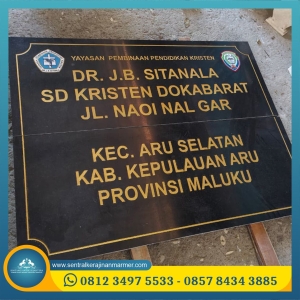 Papan Nama Granit