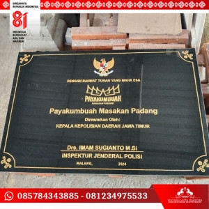 Prasasti Peresmian Granit
