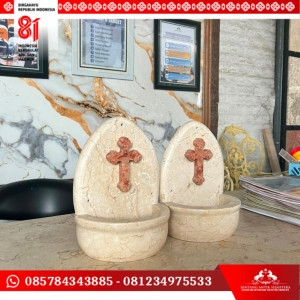 Tempat air suci marmer