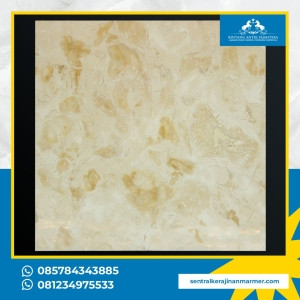 Lantai Marmer Crema Onyx