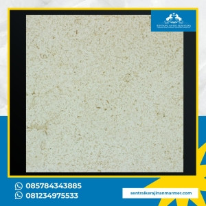 Lantai Marmer Crema Tutul