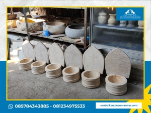 Tempat Air Suci Marmer